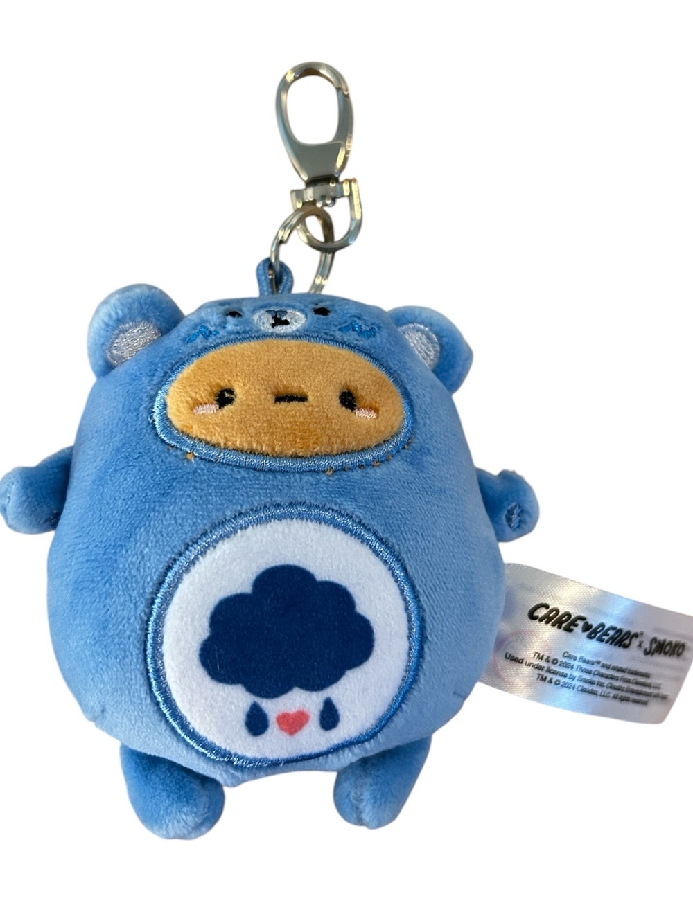 Smoko Care Bears X Tayto Potato Blind Box Plushie Keychain grumpy blue bear